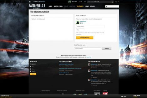 Battlefield 3 Battlog Open Beta 2