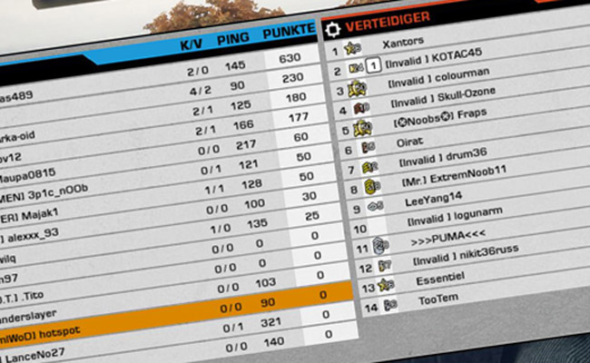 Bad Company 2 Problemlösung: Clantag Invalid 1 clantag