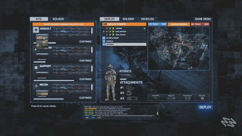 Deine Stimme für ein besseres Battlefield 3 2 Einstigesbildschirm