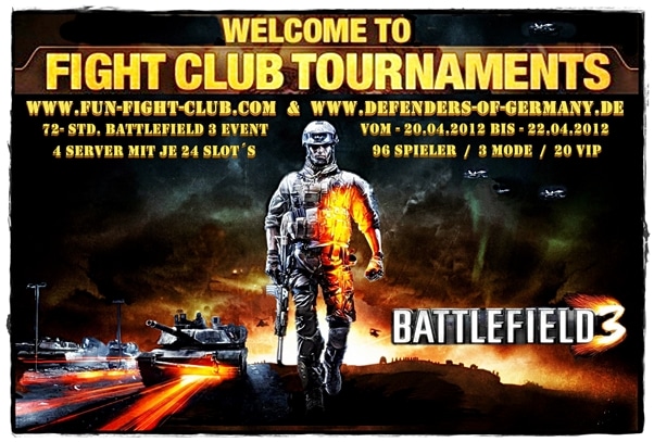 Großes Battlefield 3 Community Turnier mit Preisen 1 event
