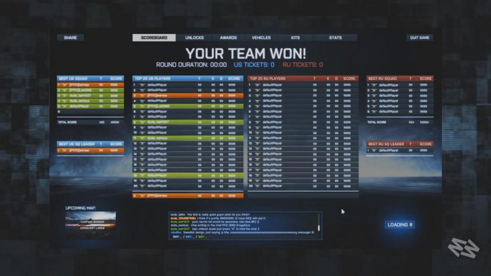 Deine Stimme für ein besseres Battlefield 3 7 scoreboard