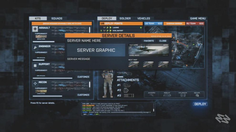 Deine Stimme für ein besseres Battlefield 3 6 server info