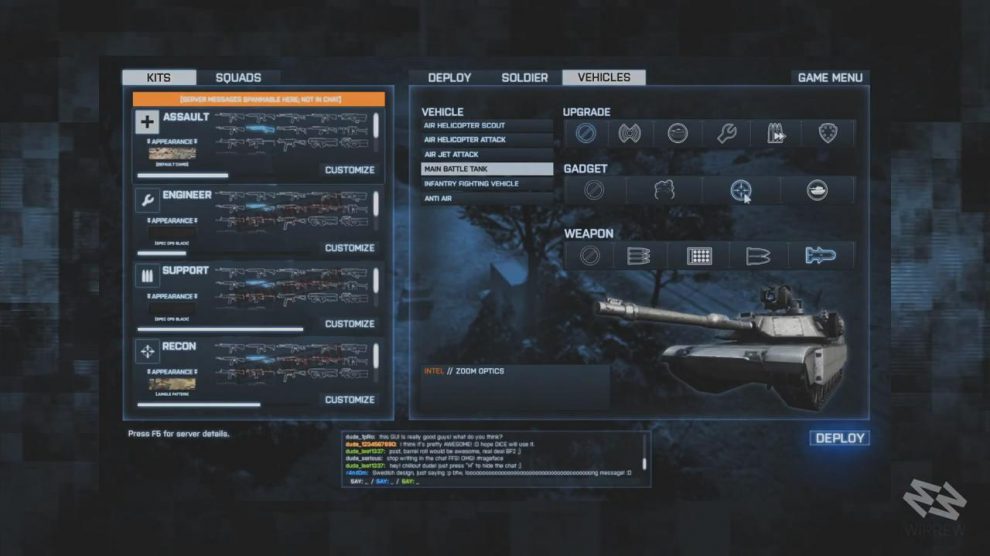 Deine Stimme für ein besseres Battlefield 3 5 vehicle setup