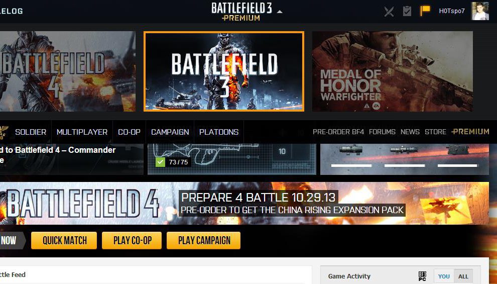 Große Battlelog Wartung am kommenden Montag 1 new battlelog