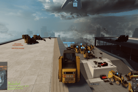 Skid loader Superiority on Siege of Shanghai tower 3