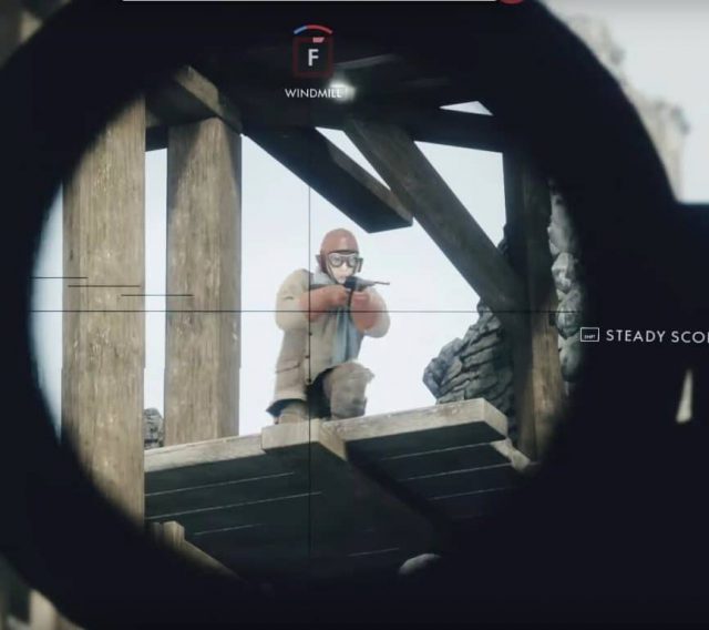Battlefield 1 Spezialklasse: Der Pilot 2 Das Bild zeigt den Piloten mit seiner Pistole.