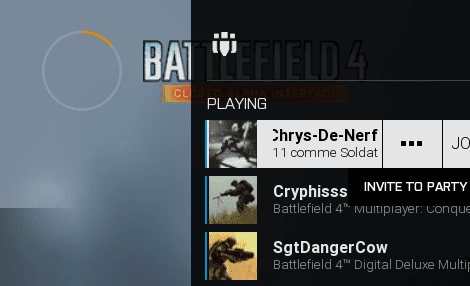 Battlefield 4 User Interface 1