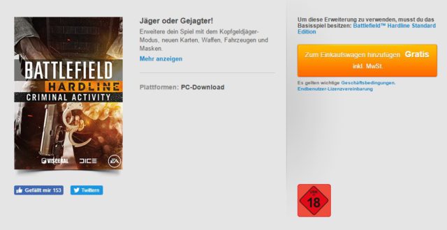Battlefield Hardline Criminal Activity gratis