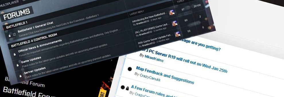 Battlelog Foren nun endgültig geschlossen 1 battlelog foren offline teaser