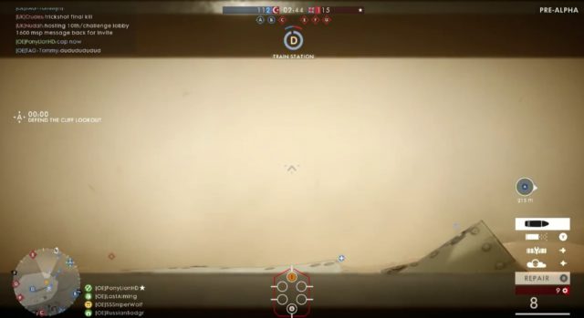 Das Battlefield 1 Wettersystem könnte ein Balancingproblem werden 2 Der Sandsturm behindert die Sicht extrem. Der Effekt lässt aber recht schnell nach 1-2 Minuten nach.