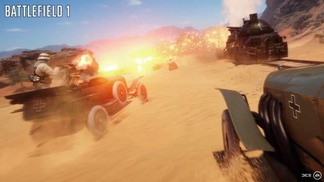 Starttermin für die Battlefield 1 Open Beta bekannt! 2 Kampf rund um einen Panzerzug auf der Map "Wüste Sinai"
