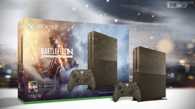 Limitiertes Xbox One Battlefield 1 Special Edition Bundle 2 Xbox One S 1 TB Konsole - Battlefield 1 Special Edition Bundle