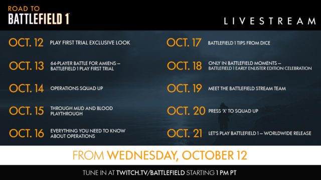 10 Tage Battlefield 1 Launch-Livestream angekündigt 2 cumzsauwcaapd5b