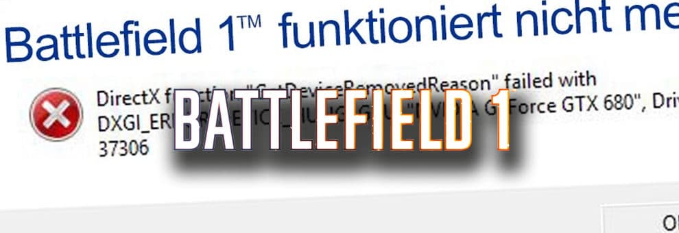 Nvidia schuld an DirectX Abstürzen in Battlefield 1 1 bf1 directx teaser