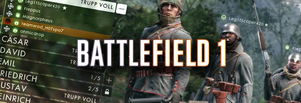 Battlefield 1: Spieler unzufrieden über neues Auto-Team-Balancing Feature 1 bf1 squad teaser
