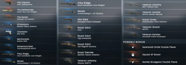 Die achte Revision der Battlefield 1 Battlepacks ist nun verfügbar 2 Battlefield 1 Battlepack - Revision 8
