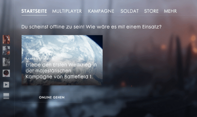 Battlefield 1 sowie Call of Duty sind online derzeit nicht verfügbar.