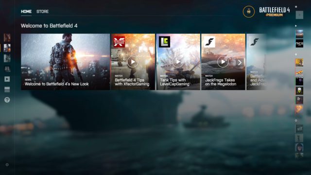 Battlefield4 Benutzerinterface