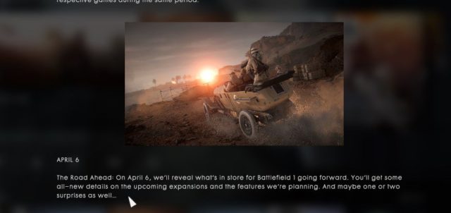 Am Donnerstag will DICE die Battlefield 1 Community mit weiteren Infos über die Inhalte des DLC "In The Name Of The Tsar" informieren. Außerdem will DICE über die kommenden Features und über bisher noch geheime Dinge sprechen.