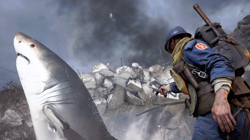 Battlefield 1: Megalodon Easter Egg auf Fort Vaux 3 battlefield 1 megalodon easter egg Screenshot 1