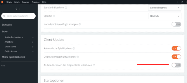 Origin: Beta-Update bringt allerhand neue Funktionen 2 Teilnahme an der Origin-Client Beta