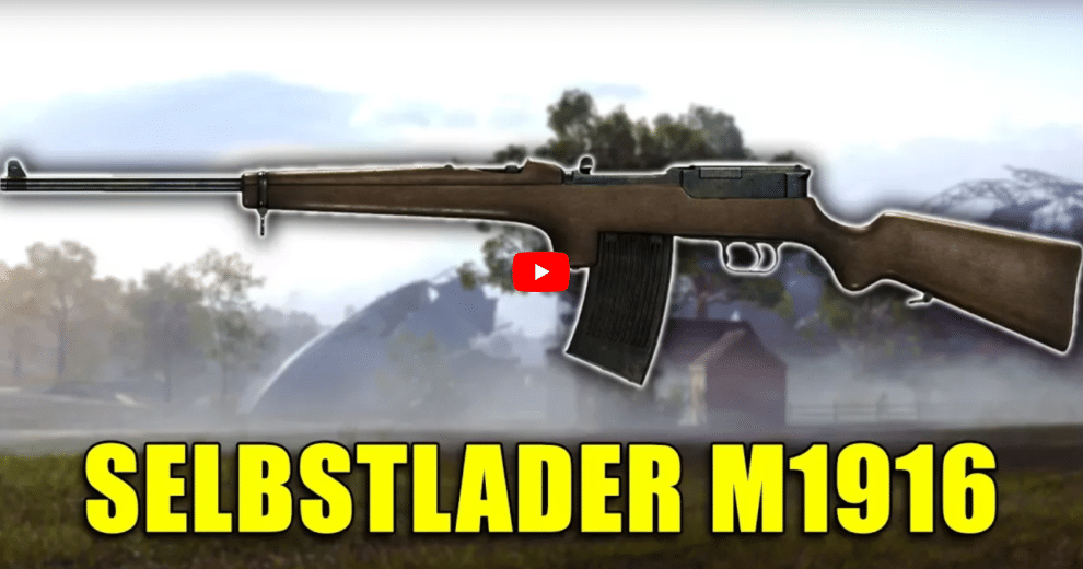 Battlefield 1 Historische Waffen Selbstlader M1916 Review