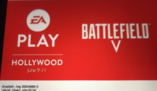 Battlefield V als Titel durch geleakten EA Play 2018 Banner bestätigt 2 battlefield v ea play banner leak