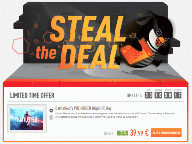 battlefield v deal kinguin