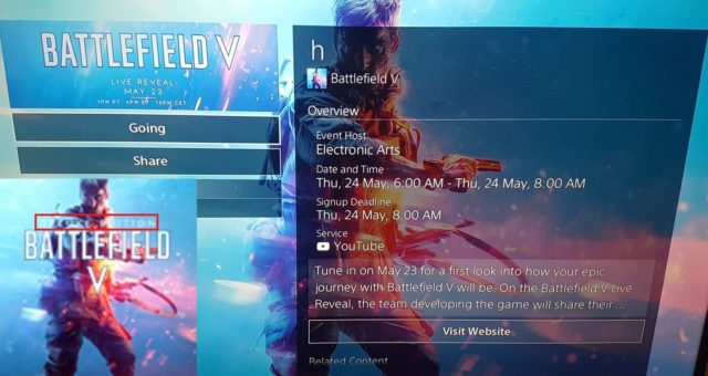 Battlefield V: Sony hat das Keyart und weitere Informationen geleakt 3 battlefield v sony leak 2