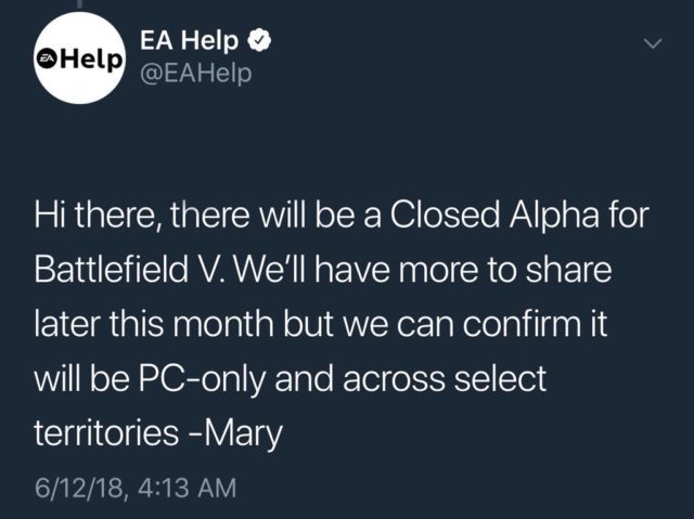 Closed Alpha für Battlefield V bestätigt! 2 Df4RBZhW0AAisUD