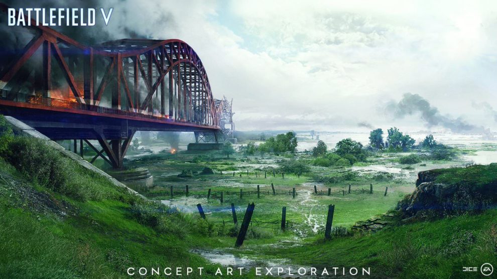 Battlefield V - Tides of War: Holland, Norwegen und Afrika in Leak genannt 4 Battlefield V Nijmegen Bridge Artwork