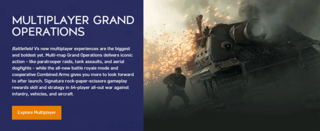 Battlefield V Combined Arms erst nach dem Release 2