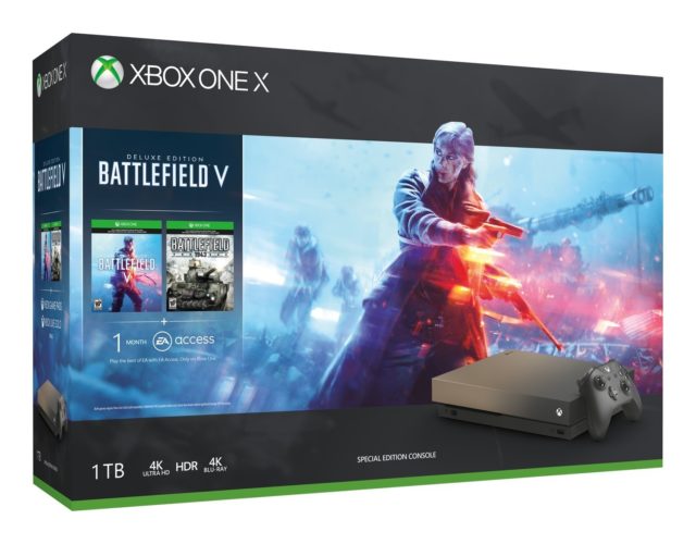 Battlefield V Xbox Gold Rush Special Edition Bundles angekündigt 3 xbox one x gold rush special edition battlefield v bundle box shot