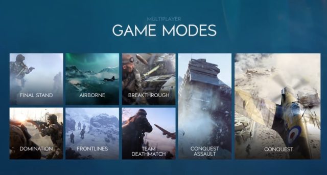 Battlefield V Gamemodes