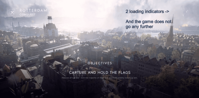 Battlefield V: Das Dezember Update soll auch den "Infinite Loadscreen" beheben + Workarounds 2 Battlefield V - Infinite Loadscreen (Zwei Ladesymbole)