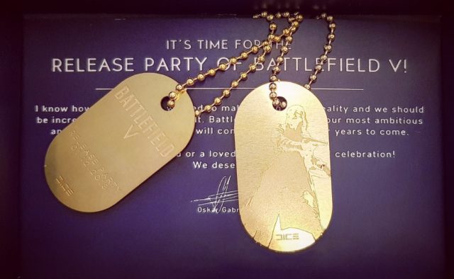Battlefield V: Day Zero Patch bestätigt, zwei Releasetrailer & 135 Seiten Changelog 2 Einladung zur Battlefield V Release Party mit speziellem Dogtag