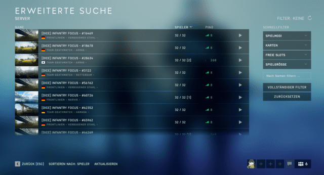 Battlefield V: Spielmodus spezifische Server kommen zum Deluxe Edition Release 2 battlefield v serverbrowser