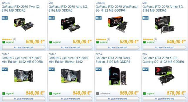 günstige RTX 2070
