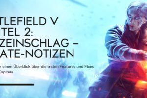 Battlefield V Changenotes zum Lightning Strikes Update