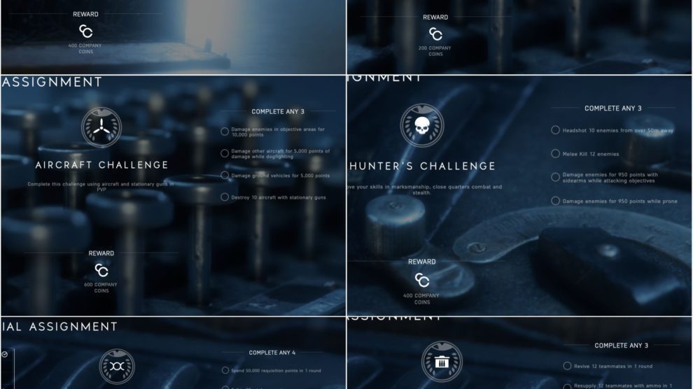 Battlefield V: Backend und UI Update liefern neue Features, Verbesserungen & Assignments 5 D0YkfldWoAA5ex9