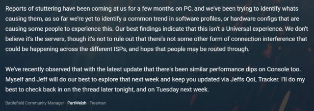 Battlefield V: DICE untersucht Performance-, Lag- und Stuttering-Probleme 2 D7kUaPOW0AAHYva