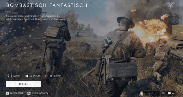 Battlefield V: Playlist Bombastic Fantastic aktuell wieder verfügbar 2 Bombastic Fantastic