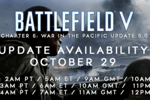Battlefield V Alles was ihr zum heutigen Update 5.0 wissen müsst Changelog Update Zeiten und Downloadgröße