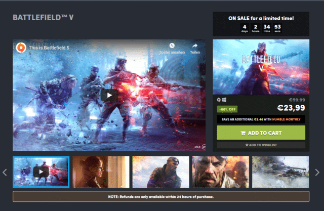 Battlefield V Free Weekends im Oktober und kostenlose Origin Access Basic Mitgliedschaft 3 Screenshot 1