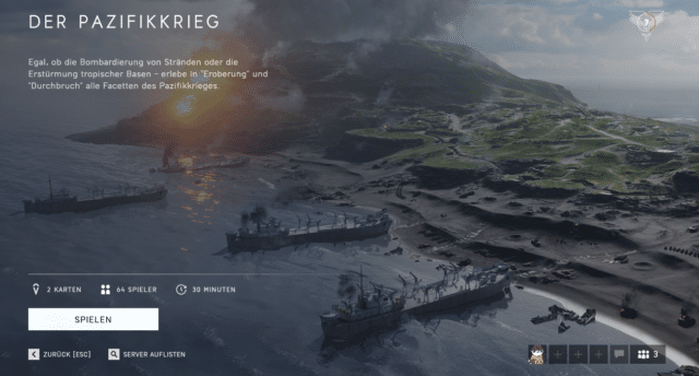 Battlefield V: Zwei neue Playlists sind jetzt verfügbar 2 Der Pazfikkrieg
