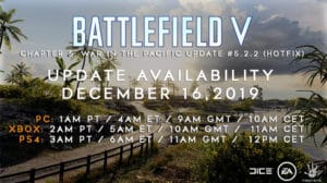 Battlefield V Hotfix Update 5.2.2 erscheint Morgen