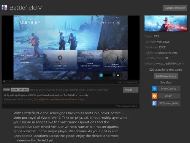 Battlefield V: Banwelle trifft Spieler, die mit Linux-Betriebssystem spielen 2 Battlefield V via Linux spielen, führt derzeit zu Bann