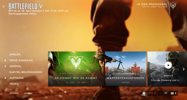 Umfangreiche Battlefield V Wartungsarbeiten für den 28. April 2020 angekündigt 2 Screenshot 2
