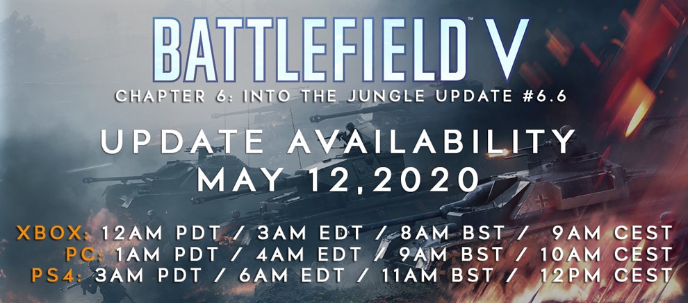 Battlefield V: Changelog zum morgigen Update 6.6, Update Termine, Changelog und mehr! 1 battlefield v update 6.6 teaser