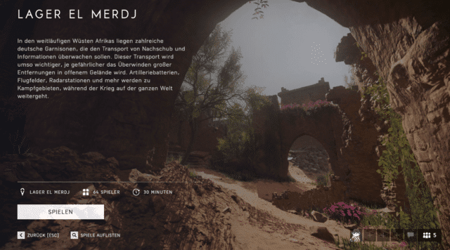 Battlefield V: Playlist für neue Map Al Marj Encampment verfügbar 2 Battlefield V Playlist für neue Map Al Marj Encampment verfügbar